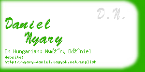 daniel nyary business card